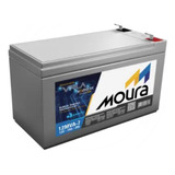 Bateria Selada Moura 12v 7a Nobreak Estacionaria Bike Alarme