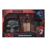 Batman Kit Do Detetive Máscara Lanterna Led Lupa Cinto Sunny