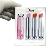 Batom Dior Addict Lip Glow Color Reviver Trio 3x3.2g Balsamo