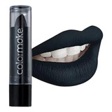 Batom Preto Colormake Cremoso Hallowen Maquiagem Artistica