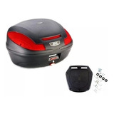 Bau 47 Litros Bauleto Simply Givi 47 Vermelho Monolock Base