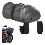 Bau Alforge Lateral Moto Bauleto Universal + Super Brinde