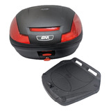 Bau Bauleto + Base Fixação Monolock Givi 47 Litros Simply