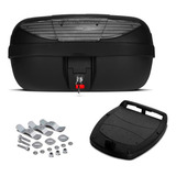Bau Bauleto Moto Pro Tork 45 Litros Para 2 Capacete Vermelho