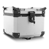 Baú Bauleto Moto Topcase 35 Litros Universal Roncar Escovado