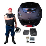 Bau Bauleto Para Moto 41 Litros Com Base Universal Awa Proos