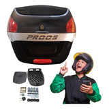Baú Bauleto Para Moto Awa Proos 29 Litros Com Base Universal