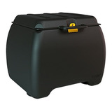 Baú De Plástico 100 Litros Para Transporte Motoboy - Preto