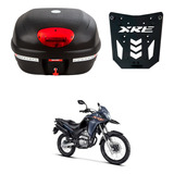 Baú Givi 33l Monolock Point Givi + Bagageiro Xre 300 Bráz