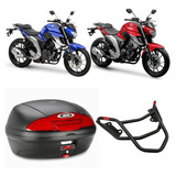 Baú Givi E450n+bagageiro Fz25 Fazer 250 2018 2019 2020 2021