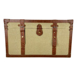 Baú Importado P Estilo Vintage Para Decorar Quarto Com Fecho