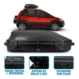 Baú Maleiro De Teto Motobul 270 Litros Fiat Idea