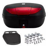 Bau Moto Bauleto 45 Litros Pro Tork Guarda 2 Capacete