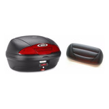 Bau Moto Bauleto Givi E450 45l + Encosto P/ Garupa Universal