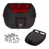 Bau Moto Bauleto Universal 28 Litros + Base Fixadora Protork