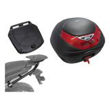 Baú Moto Givi 35l E350n + Bagageiro Scam Nc 750x 2016 A 2021