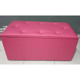 Bau Puff Decorativo Organizador Colorido