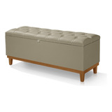 Bau Puff King Recamier Grande 1,90 Corino Porta Brinquedos