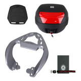 Bauleto Baú 28 Protork + Suporte Bagageiro Crypton 115