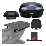Bauleto Baú 45 Givi Suporte Bagageiro Honda Xre 190 Encosto