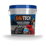 Bautech Manta Liquida Branca 4kg Impermeabilizante Laje Chão
