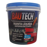 Bautech Manta Liquida Cinza Concreto 4kg Impermeabilizante