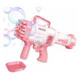 Bazuca Bolha De Sabão Arma Brinquedo Criança Lança Pistola 