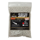 Bbs Munição Airsoft 1000un 0.12g Esfera 6mm