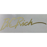 Bc Rich Dourado- 2 Adesivos Para