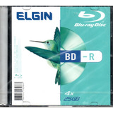 Bd-r Blu-ray Disc Elgin 25gb 4x Com Box Slim Lacrado