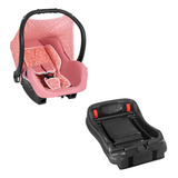 Bebê Conforto Solare Rosa Com Base - Tutti Baby