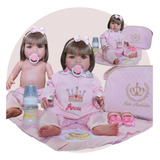 Bebê Reborn Boneca Realista Linda Completa Super Fofa