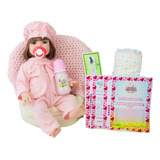 Bebê Reborn Silicone Boneca Realista Pode Dar Banho Original