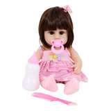 Bebê Sweetie Reborn Rosa Faz Xixi Presente Exclusivo
