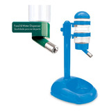 Bebedouro Com Suporte E Comedouro Chalesco M