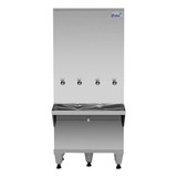 Bebedouro De Água Coluna Frisbel Com Filtro 200 Litros Cor Inox Voltagem 127v