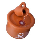 Bebedouro Fonte De Água Acquapet Cerâmica Cães Gatos 2litros