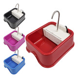 Bebedouro Fonte Gatos Cachorros 1,5l Filtro Quadrada Bivolt