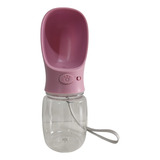 Bebedouro Portátil 350ml Garrafa Água Pet Cães Gatos Trava