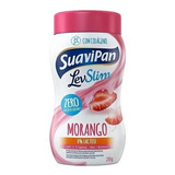 Bebida Em Pó Levslim De Morango Zero Lactose Suavipan 210g