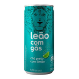 Bebida Mista Leão Com Gás Chá Preto Limão 290ml - Kit Com 3