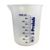 Becker Plastico 1000ml Graduado Polipropileno J Prolab