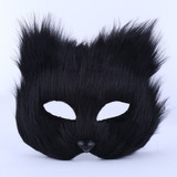 Begetto Furry Masks Máscara De Meia Face Para Olhos Com Másc