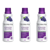 Beira Alta Zero Acetona Remov Esmaltes Uva 90ml (kit C/03)