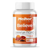Believe Laranja Moro Morosil Vitamina B6 Cromo Gummy C/60 Sabor Sabor Laranja