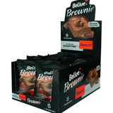 Belive Brownie Protein Double Chocolate Zero Açúcar Cx 10 Un