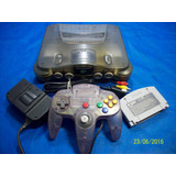 Belo Nintendo 64 Jaboticaba Transparente Sabores Completo!
