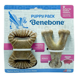 Benebone Puppy Bacon Wishbone Dental Chew