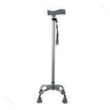 Bengala 4 Pontas Suporta 100kg Regulável Alumínio Hidrolight