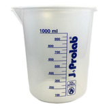Bequer Becker 1 Litro 1000ml Plástico Polipropileno